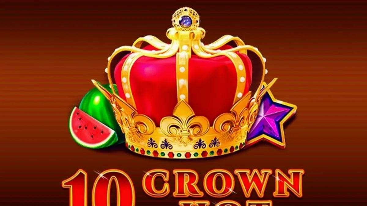 Tampilan antarmuka slot 10 Crown Hot dengan simbol buah klasik dan mahkota